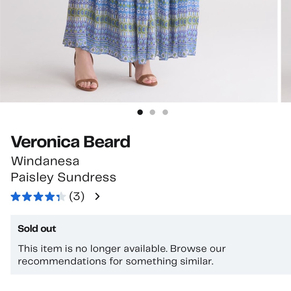 VERONICA BEARD ❤️‍🔥 WINDANDSEA PAISLEY SUNDRESS NWT - Picture 6 of 8